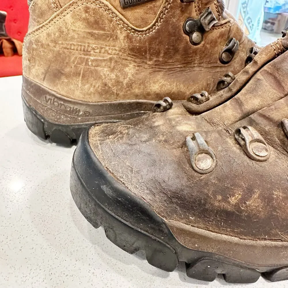 Zamberlan Vioz GTX Leather Hiking Boots Womens 7.5 Men 6.5 EU 40 Gore-Tex Vibram